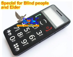 mobile phones for elder and blindman with raised buttons