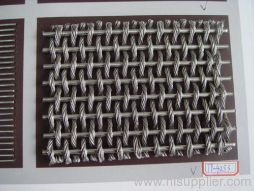 Wire cable netting decorative grills