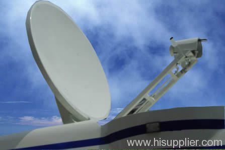 Antesky transportable satellite communication antenna