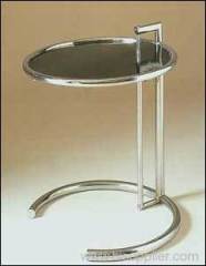 stainless steel eileen gray end table
