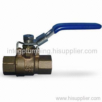 Bronze Ball Valve With Lock