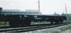 1435mm gauge railway container flat wagon manufacture China