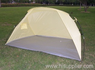 white beach tent