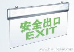emergency exit sign light
