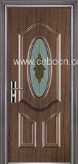 Steel Door With Glass CA-G010