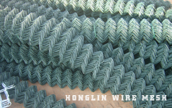PVC coated chain link fencings