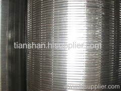 Stainless steel wedge wire slot tubes