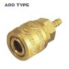 Hose barb quick coupler