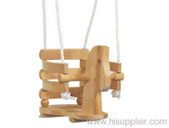 kids swing wooden