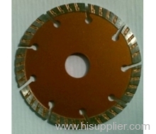 Turbo diamond saw blade