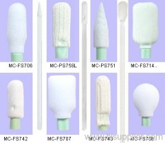 ESD safe fabric head swabs