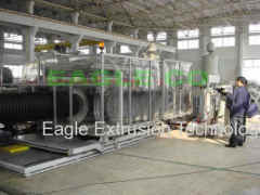 PVC double wall corrugated pipe production line