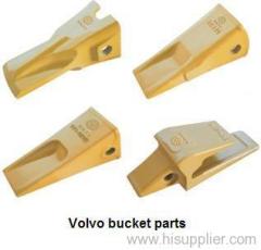 Volvo excavator bucket teeth and adapters