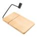 Bamboo Cheese Board with Stainless Steel Slicer