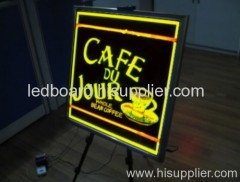 led neon sign board, led fluorescent board, neon obard