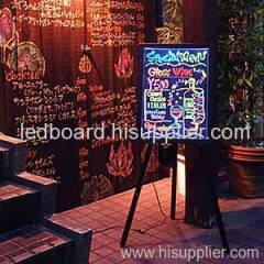 led neon sign board, led fluorescent board, neon obard