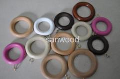 wood ring of curtain pole