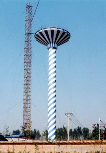 new construction of water tower