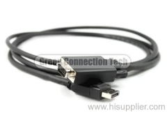 DisplayPort to VGA Converter Cable Male to Male