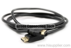 DisplayPort to HDMI Cable Male to Male