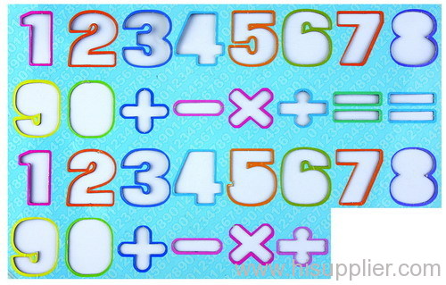 Number Fridge magnet rubber magnets