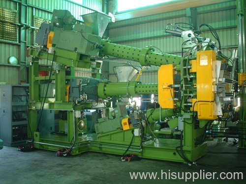 Pin-Barrel Cold Feed Rubber Extruder