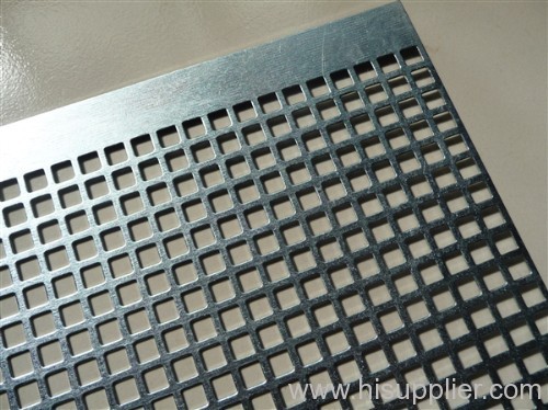 square hole perforated metal sheet