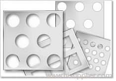 round hole perforated metal meshes