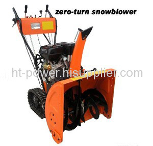 Zero turn snow thrower