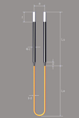 U Shape MoSi2 Heating Elements