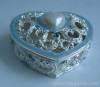 heart silver jewelry box