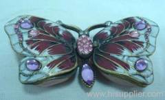 butterfly trinket box