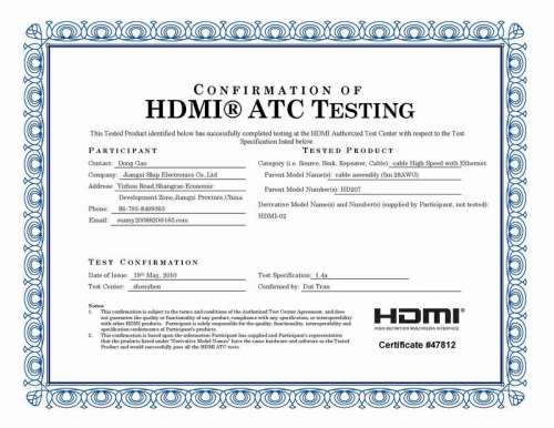 HDMI ATC Testing 1.4a