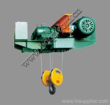 Low headroom electric hoist