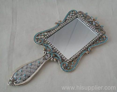 hand mirror metal