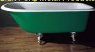 Green Clawfoot Bathtub