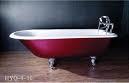 Purple luxurious bathtub