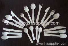 wooden cutlery