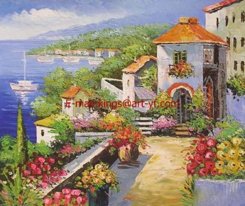 Mediterranean Oil Painting