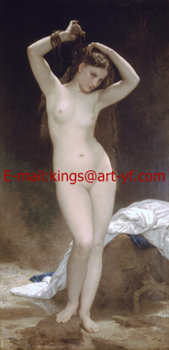 Nude oil painting