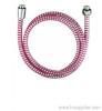 PVC pink concave and convex shower hose