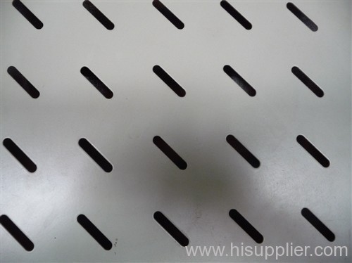 Slotted Perforated Metal Sheet