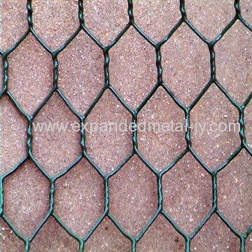 pvc hexagonal wire fence