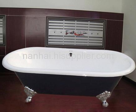 SLIPPER ENAMEL BATHTUB