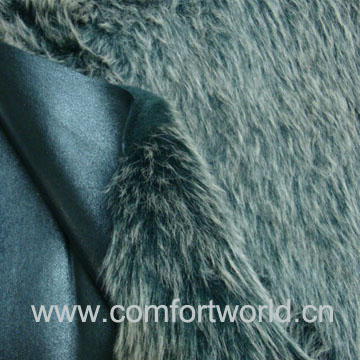 Fake Fur With Suede Fabric