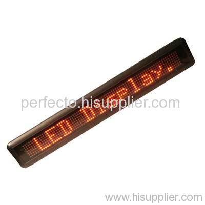 Led single color message sing,scrolling led message sign with remote,led red sign