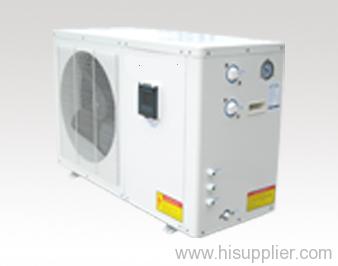Side discharge pool heater