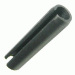 black slotted spring pin