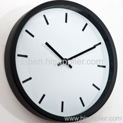 Iron quartz wall clock