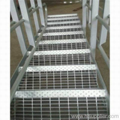Welded stair treads